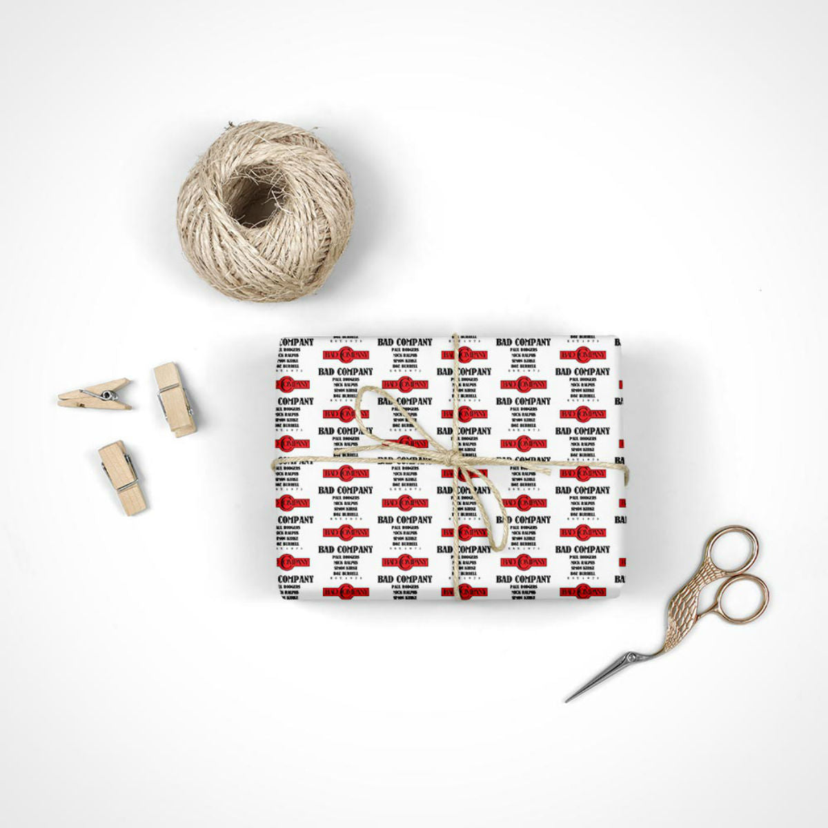 Bad Company Names Wrapping Paper