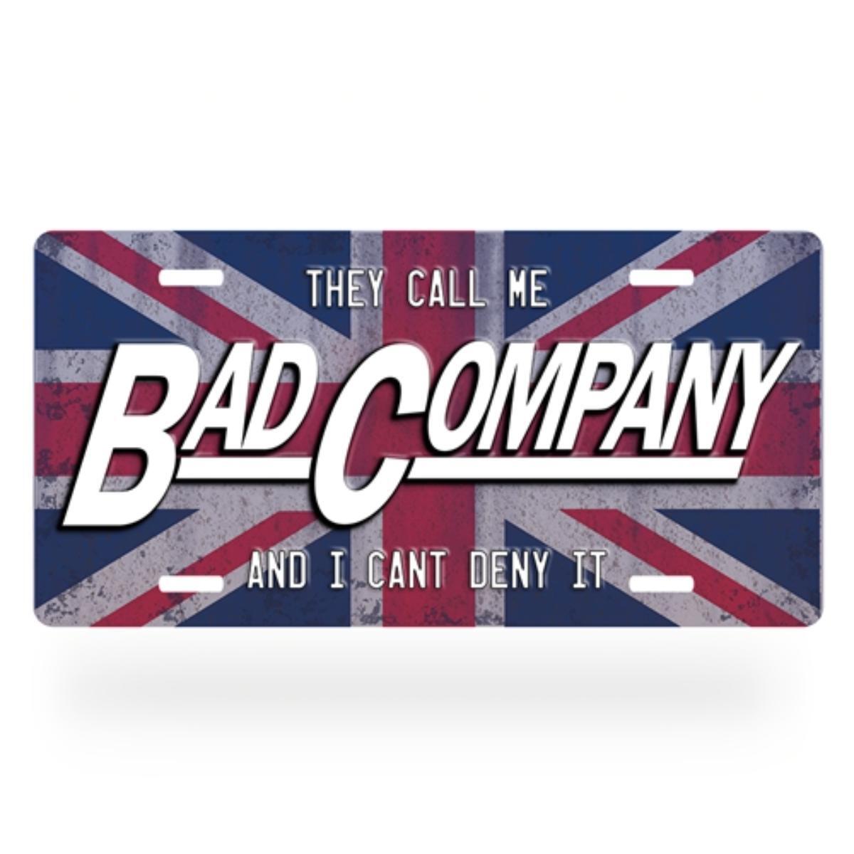 Bad Company License Plate