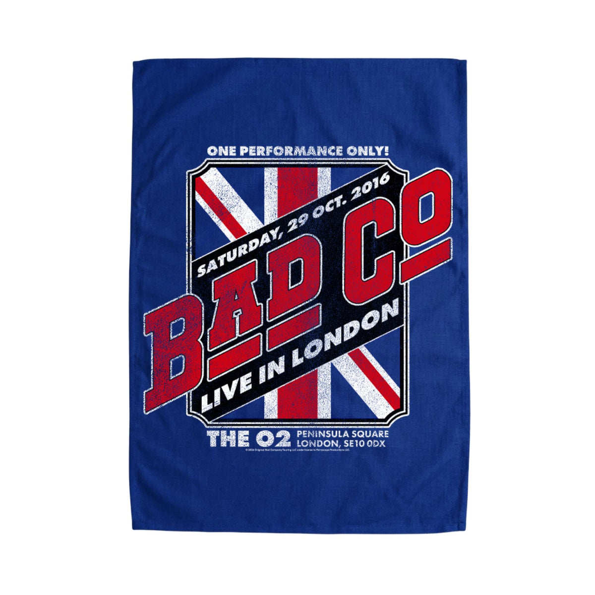 Bad Company Live in London Tea Towel