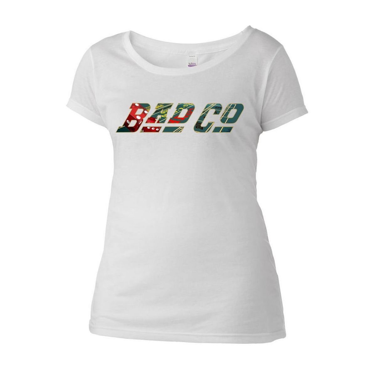 Women's Straight Cutout Scoop Neck Tee