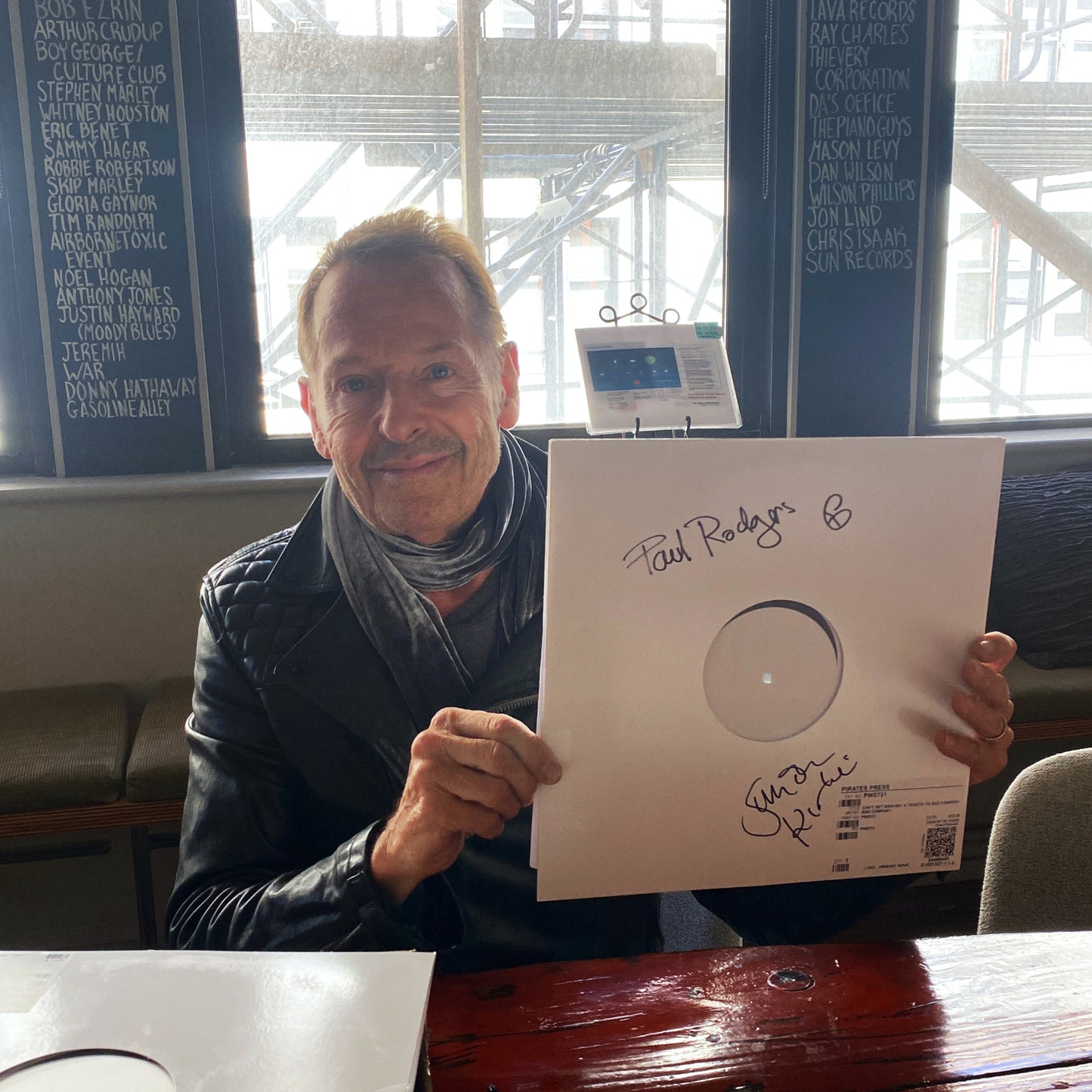 Can't Get Enough: A Tribute To Bad Company Signed Test Pressing