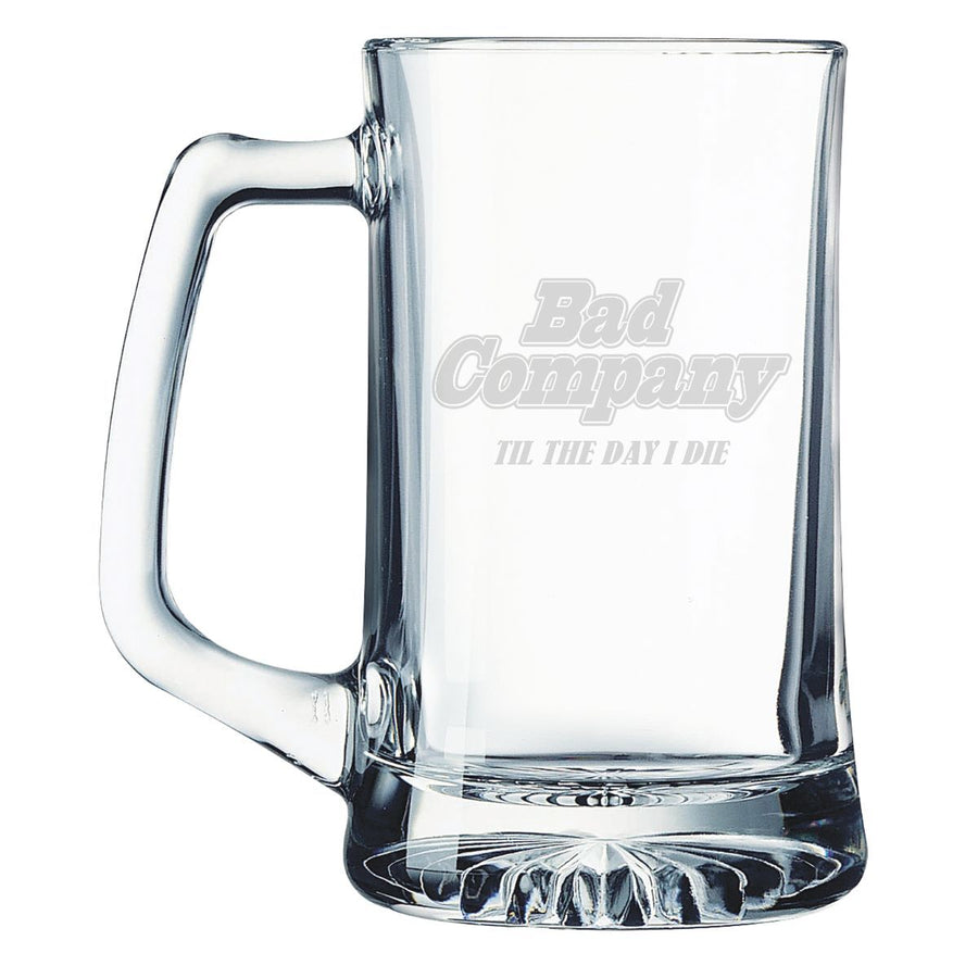 Til The Day I Die Laser Etched Beer Stein