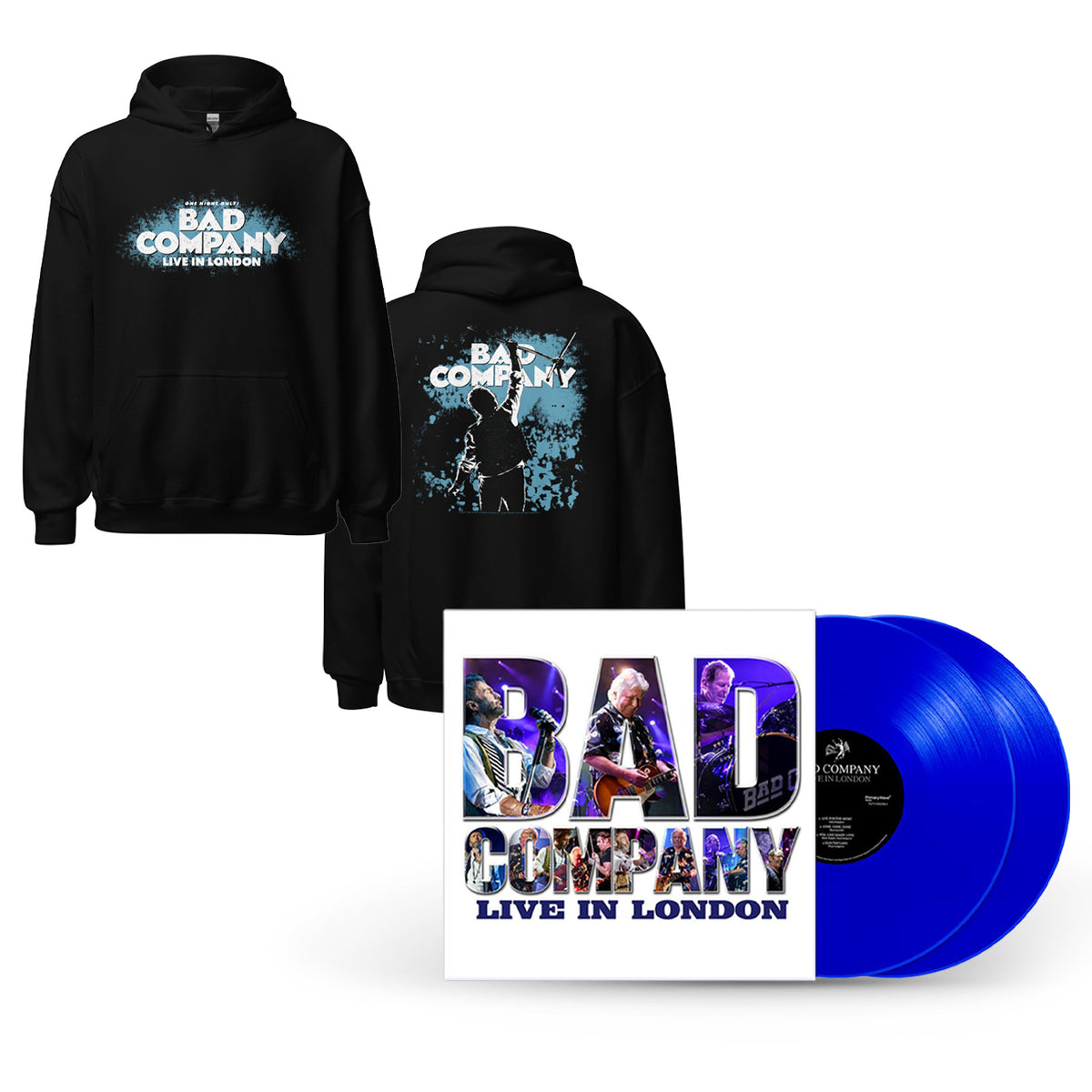 Bad Company Live In London 2LP + Double Sided Hoodie